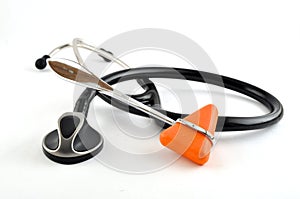 Stethoscope and Reflex Hammer