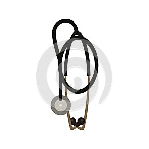 Stethoscope symbol vector icon