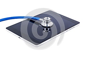 Stethoscope and tablet