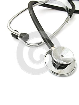 Stethoscope on white - 1 photo