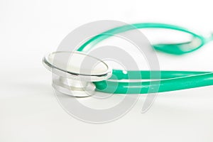 Stethoscope on white background