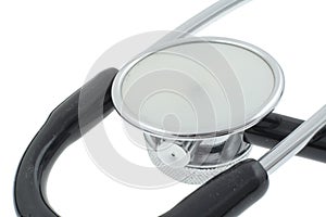Stethoscope on white - real macro #3