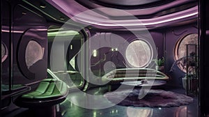 Steven Meisel\'s award-winning interior: Lilac, Olive and Futuristic Shine with Nikon Z6 II and colored gels