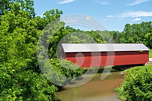 Stevenson Road Covered Bridge in Greene County, Ohio