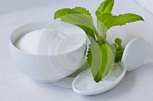 Stevia Powder. Natural Sweetener.