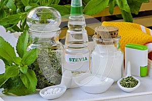 Stevia Products. Natural Sweetener.