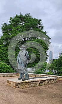 Stevie Ray Vaughan Statue Austin Texas