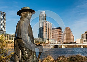 Stevie Ray Vaughan statue photo