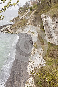 Stevns Cliff in Denmark