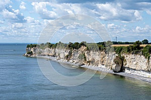 Stevns Klint Cliff in Denmark