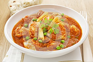 Stew Chicken Casserole with Peas