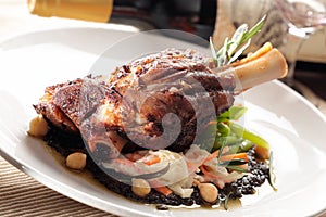 Stew lamb shank