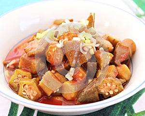 Stew of okras
