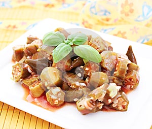 Stew of okras