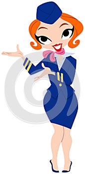 Stewardess photo