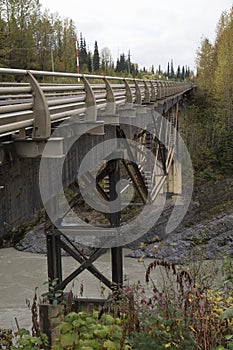 Stewart Cassiar Highway Bridge British Columbia Canada