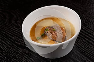 Stewed egg with Abalone