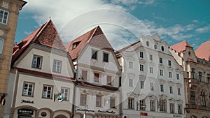 Steyr historic old town with Stadtplatz town square