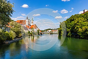 Steyr - a town in Austria. Steyr and Enns rivers