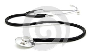 Sthetoscope isolated over a white background.