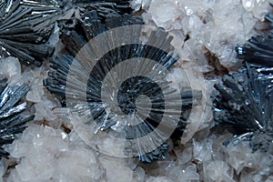 Stibnite Crystal Background