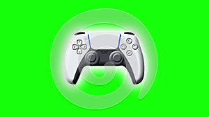 stick gamepad controler dualsence gaming game station xbox ps 5 animation greenscreen footage icon