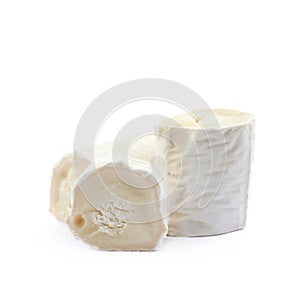 Stick of a goat cheese isolated