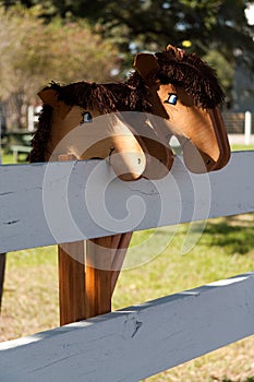 Stick horses photo