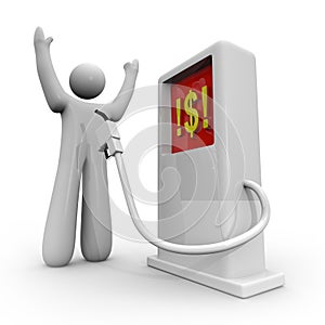 Stick-Up at the Fuel Pump