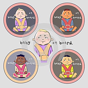 Sticker 'Baby on board'