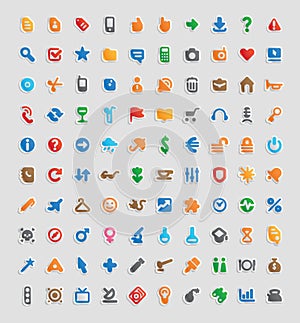 Sticker icons