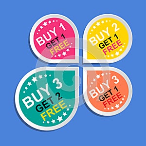 Sticker or Label For Marketing Campaign