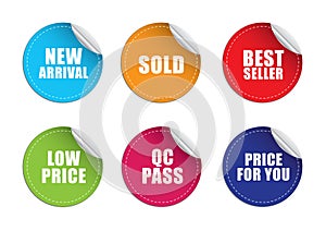 Sticker label price