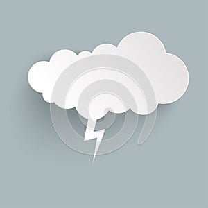 sticker speech bubble with shadow