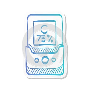Sticker style icon - Densitometer photo