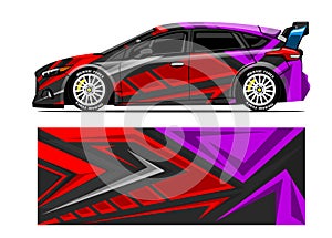 Sticker Wrap Designs for car rally and sport