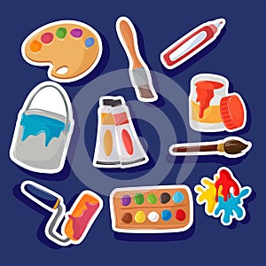 stickers art tools