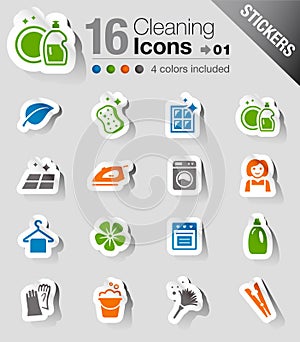 Stickers - Cleaning Icons