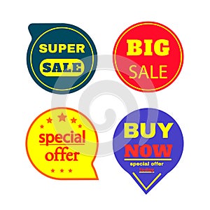 Stickers discount badges