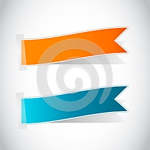 Stickers on the edge of the (web) page