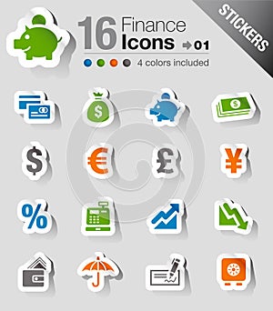 Stickers - Finance icons