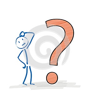 Stickman Big Question