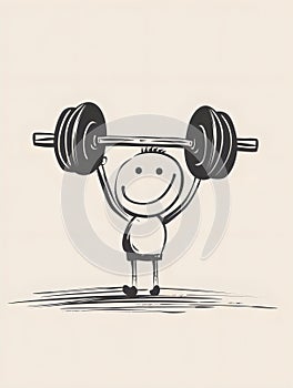 Stickman Weightlifter