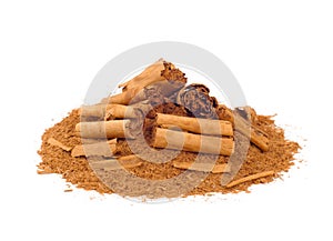 Sticks and ground ceylon cinnamon