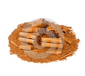 Sticks and ground ceylon cinnamon