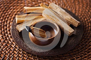 Sticks of the sacred Palo Santo tree