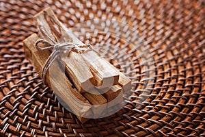 Sticks of the sacred Palo Santo tree