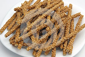 Sticks with sesame