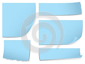 Sticky memo note set