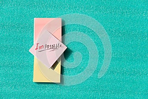 Sticky Note Inspiration â I'm Possible Message